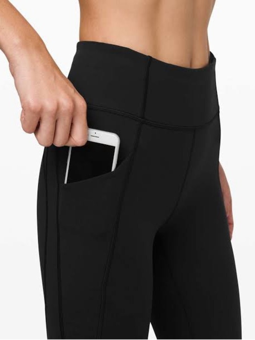 Women's Black High-Waist Active Leggings